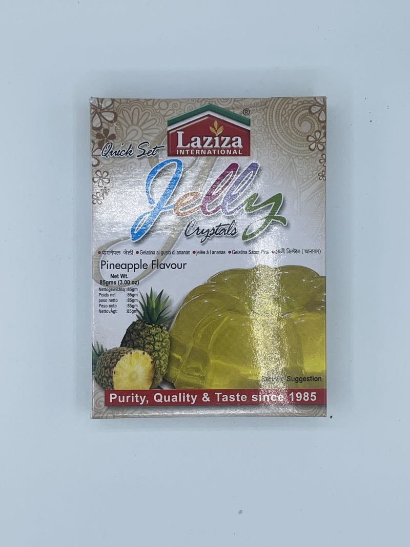 Laziza Jelly CrystalsPineApple Flavor 85g