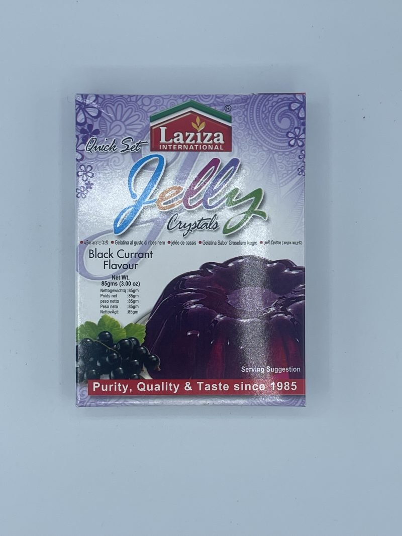 Laziza Jelly Black Current Flavor 85g