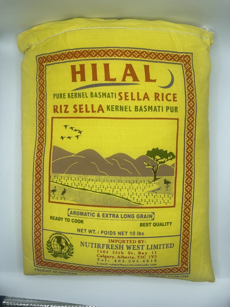 Hilal Kernal Sella Basmati Rice 10lbs