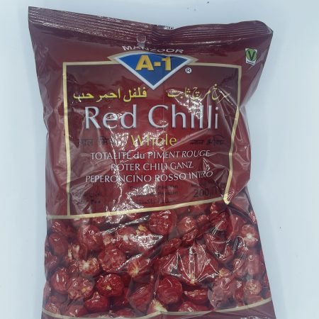 A-1 Red Chilli Whole 200g