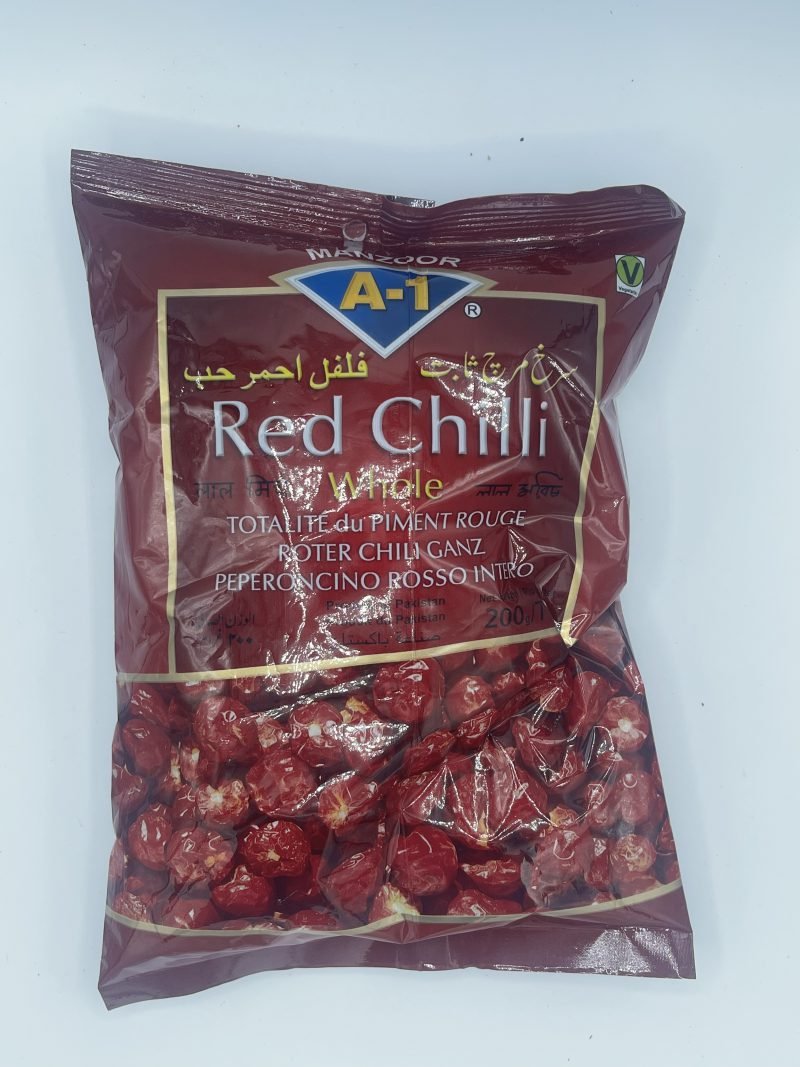 A-1 Red Chilli Whole 200g