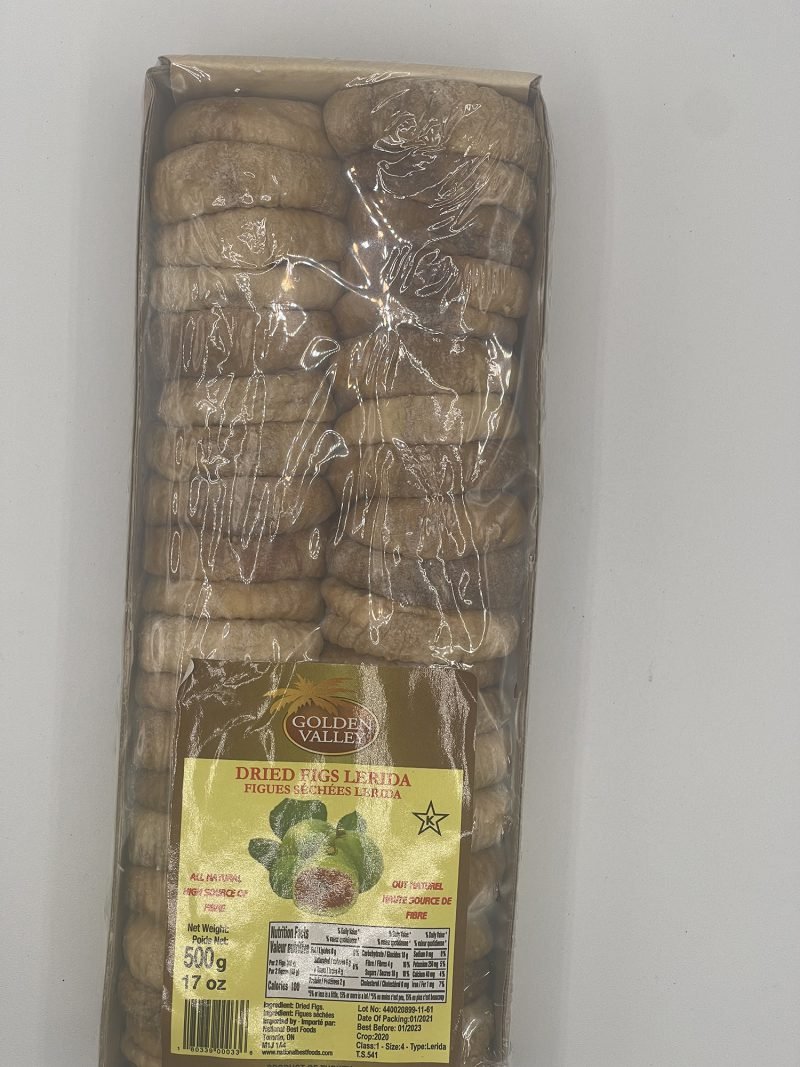 Golden valley Dried Figs 500g