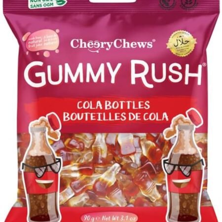 Cherry Chews Gummy Rush Cola Bottles