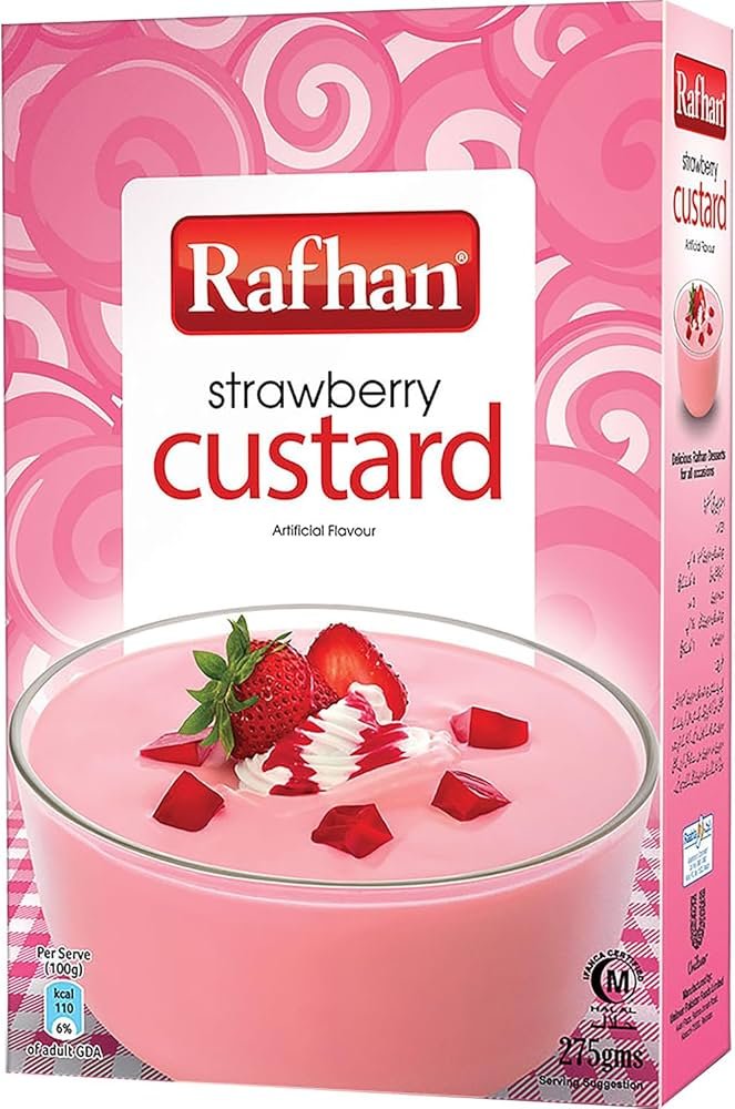 Rafhan Strawberry Custard