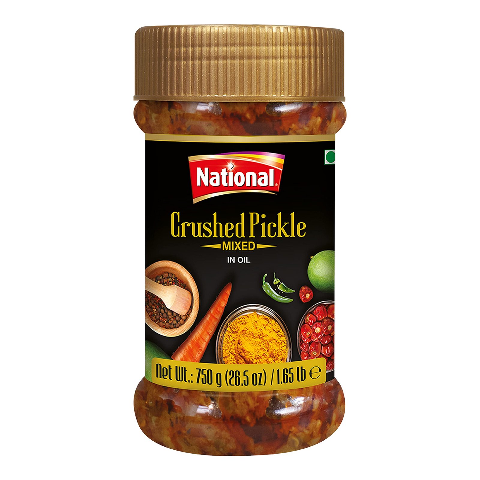 National Crushed Pickle 750G