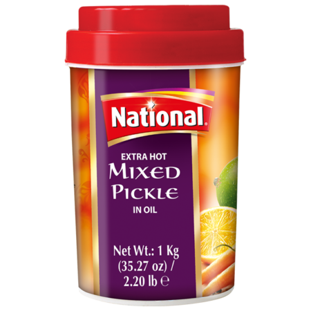National Extra Hot Mixed Pickle 1KG