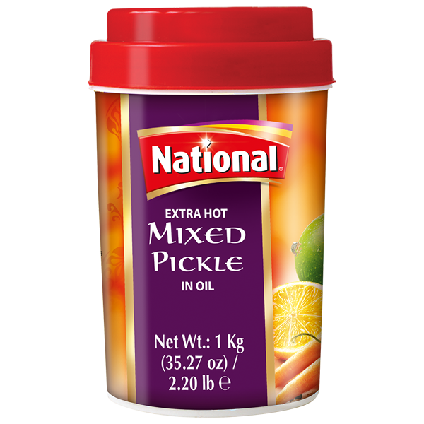 National Extra Hot Mixed Pickle 1KG