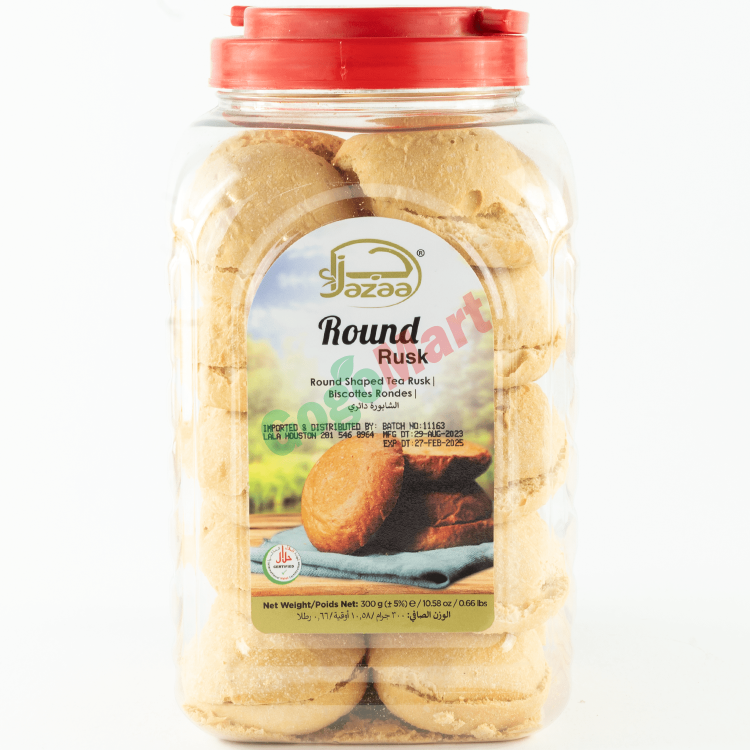 Jazaa Round Rusk 300g