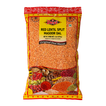 Desi Red Lentil Split 4LB