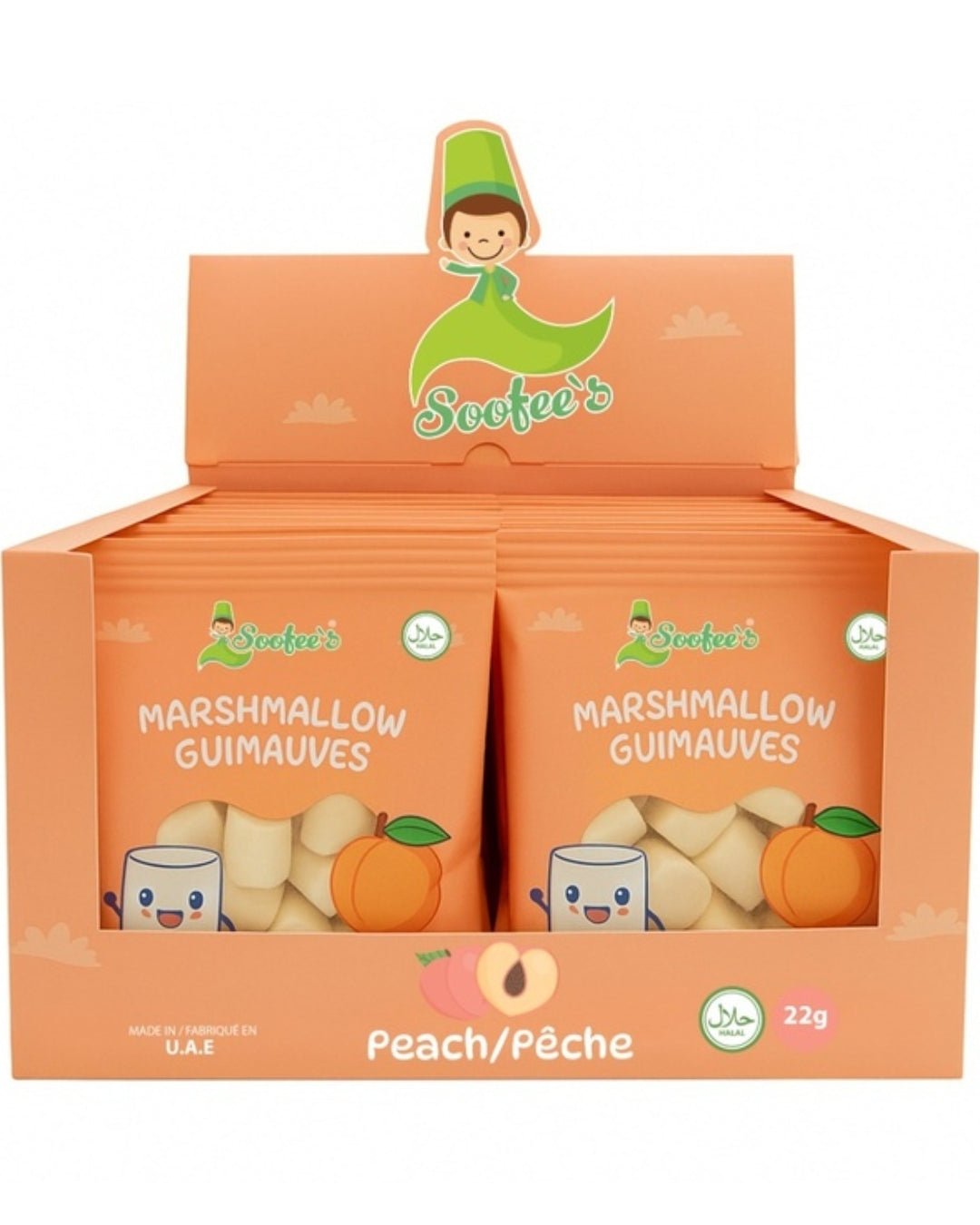 Soofes Marshmallow Peach box