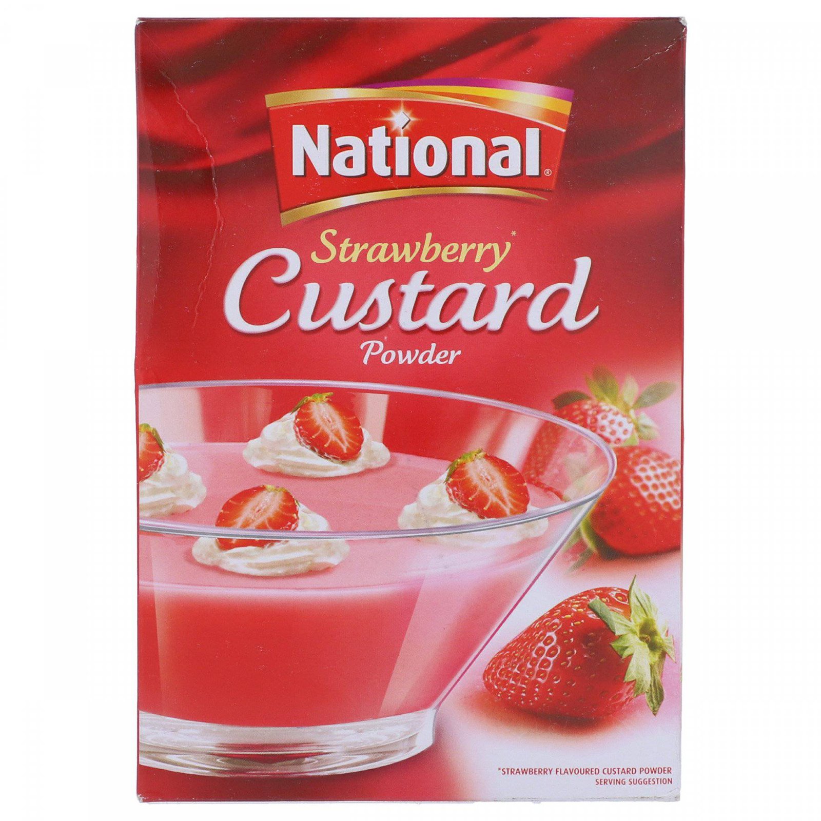 National Strawberry Custard 300g
