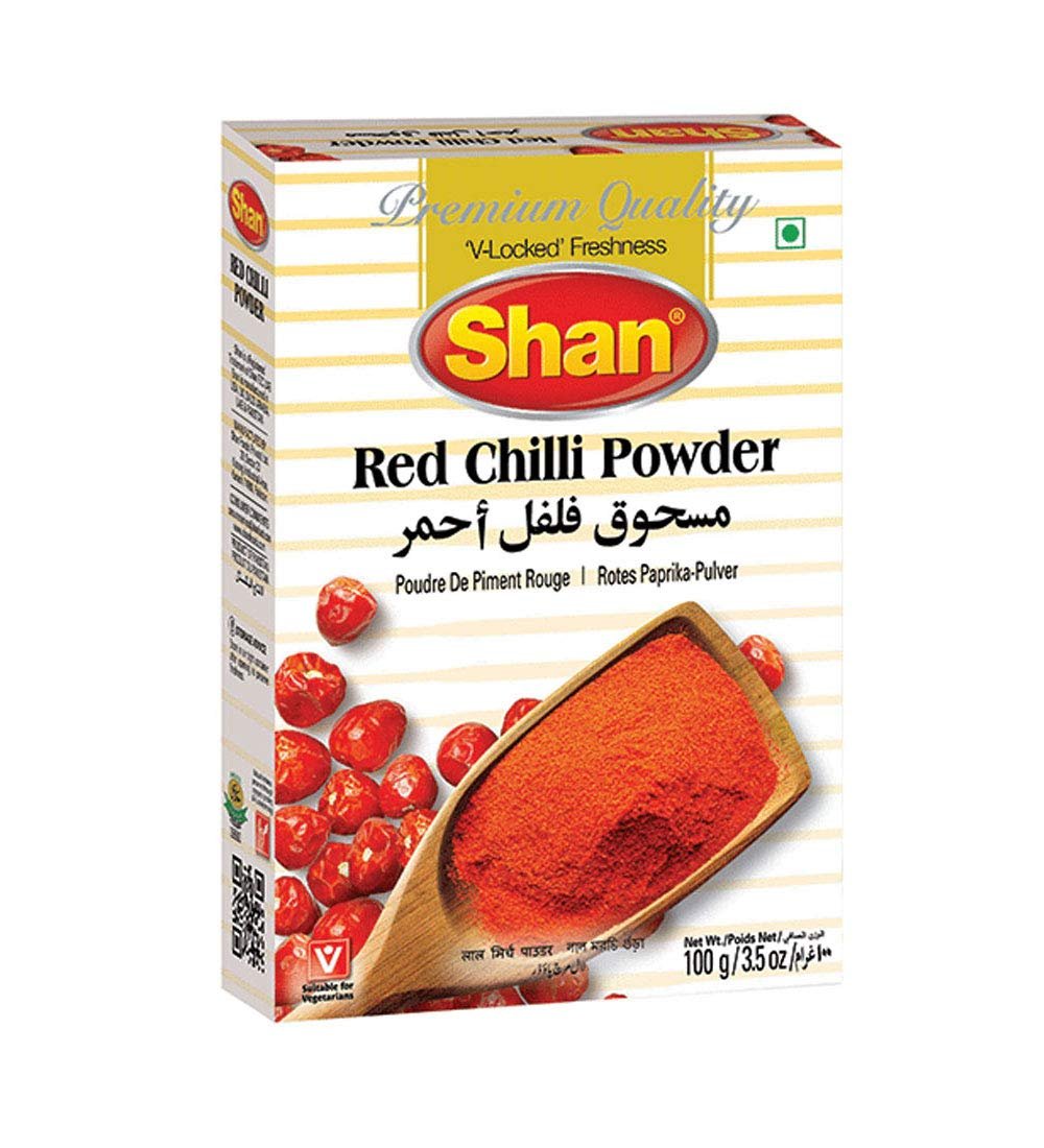 shan red chilli powder 100g