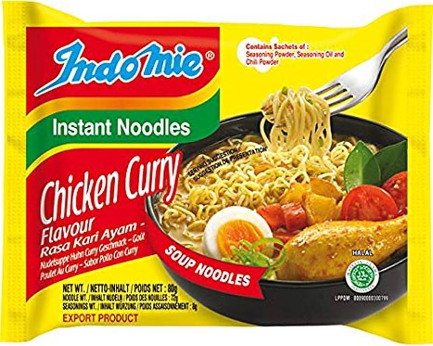indomie chicken curry noodle