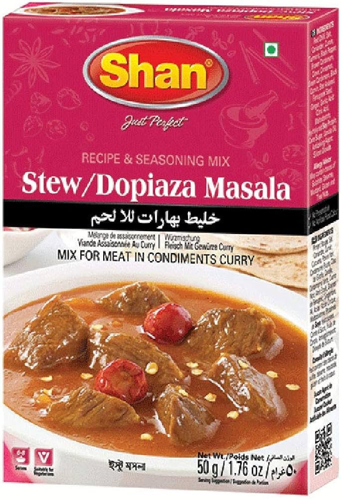 shan stew/dopiaza masala