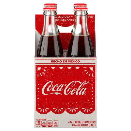 cococola 4 pack glass