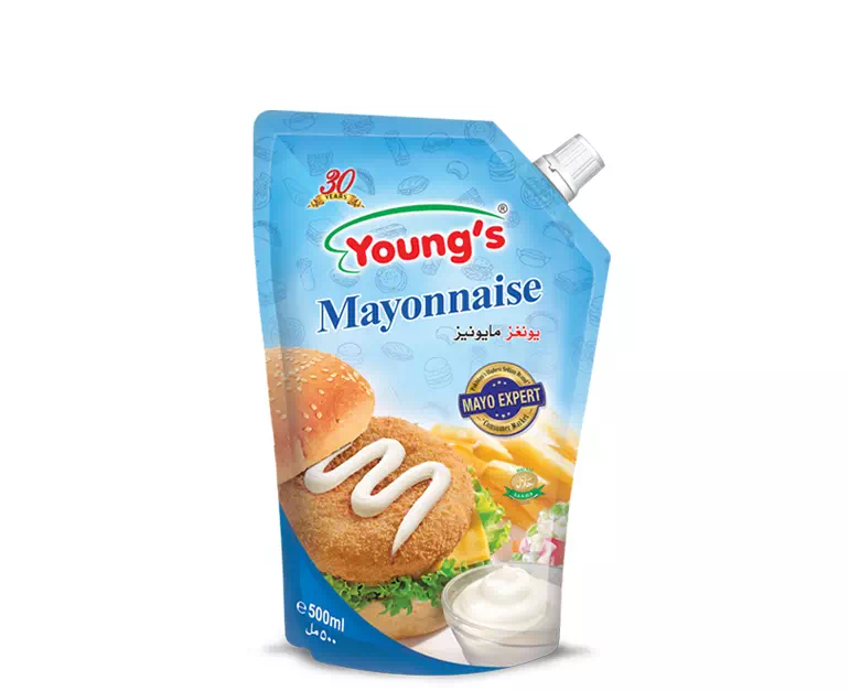 young's mayonnaise pouch 500ml