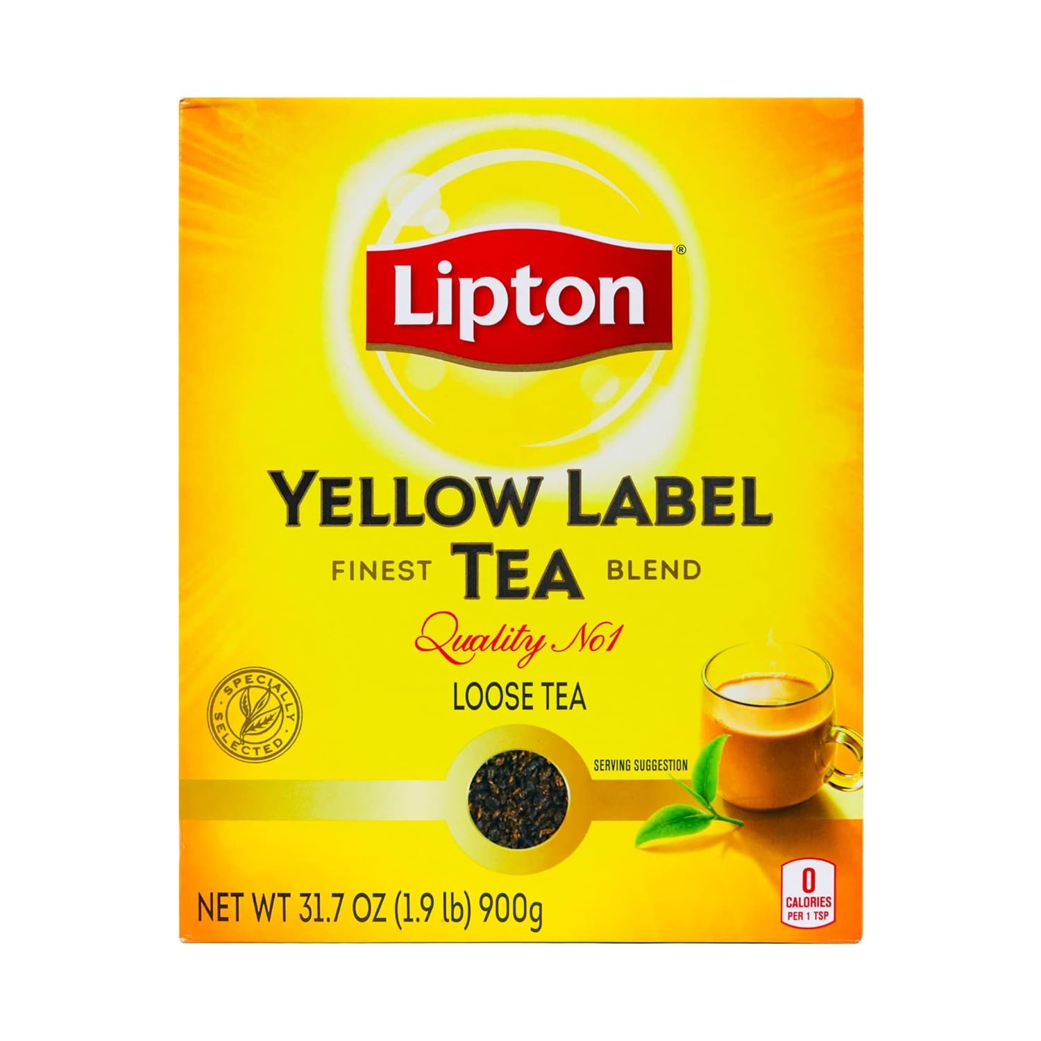 lipton yellow label tea 900g