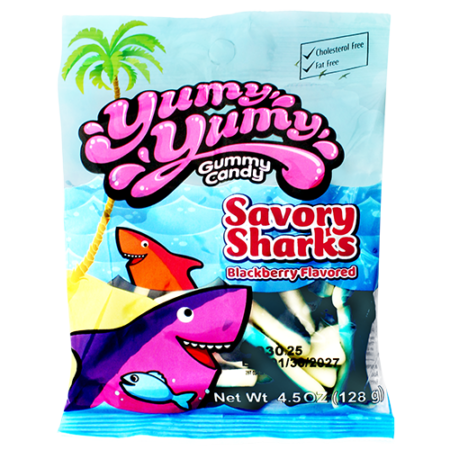 yummy gummy savory sharks