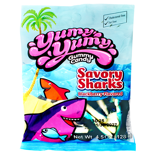 yummy gummy savory sharks