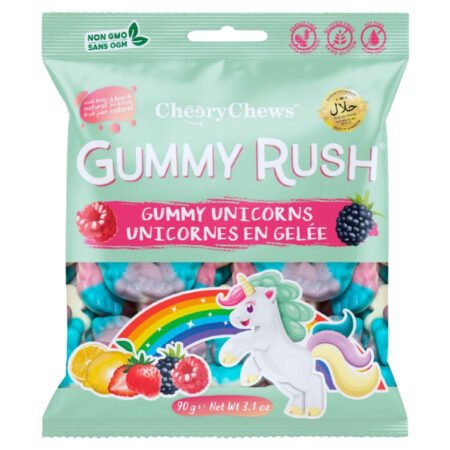 cherry chews gummy rush unicorns