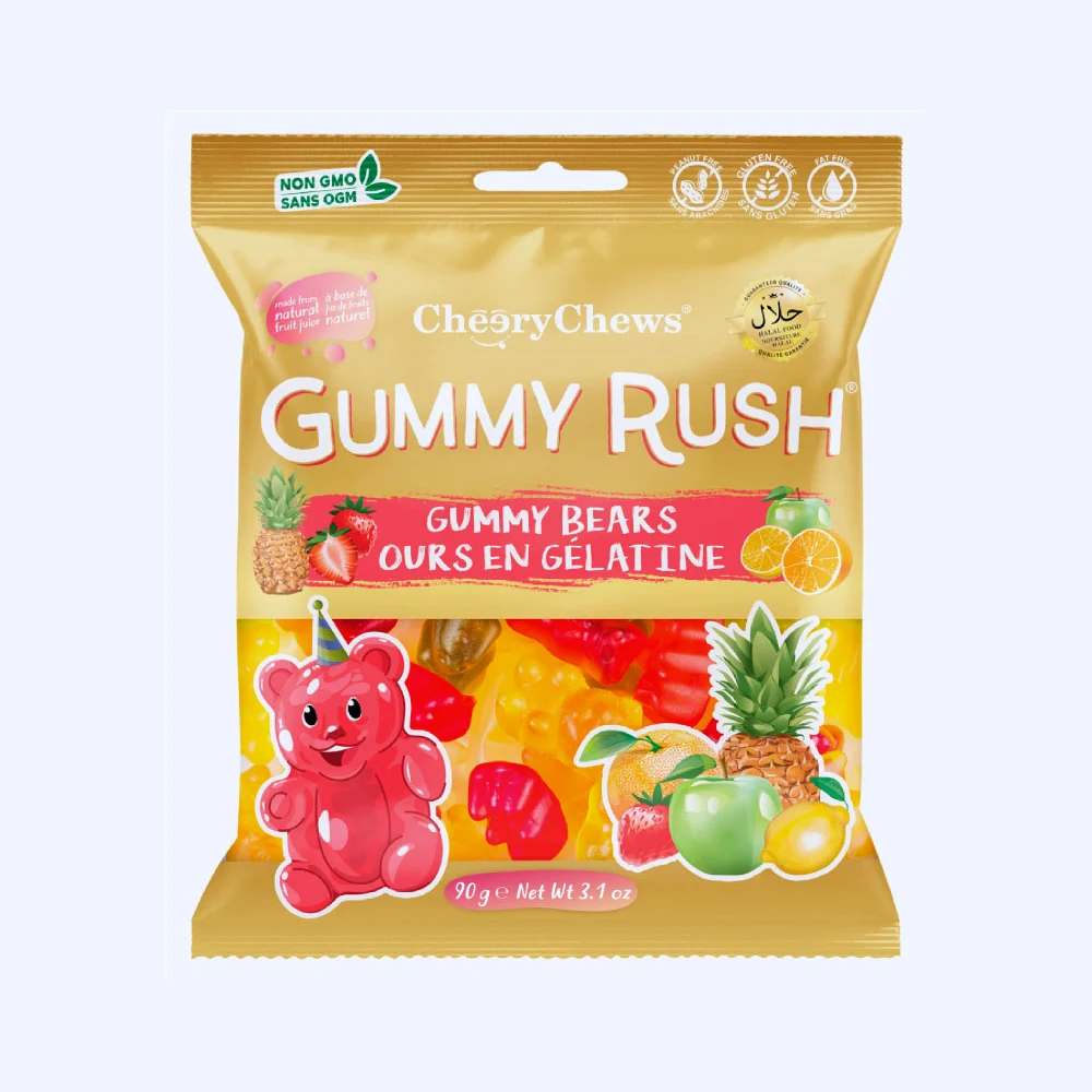 cherry chews gummy rush gummy worms