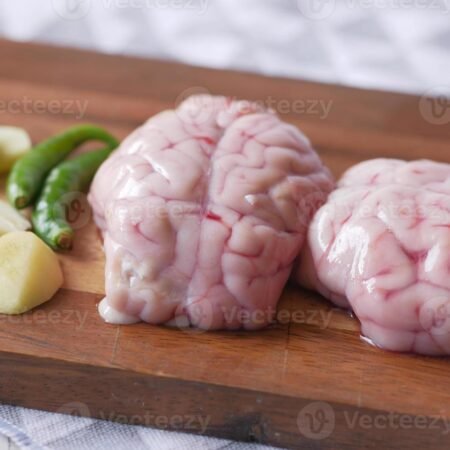fresh goat brain