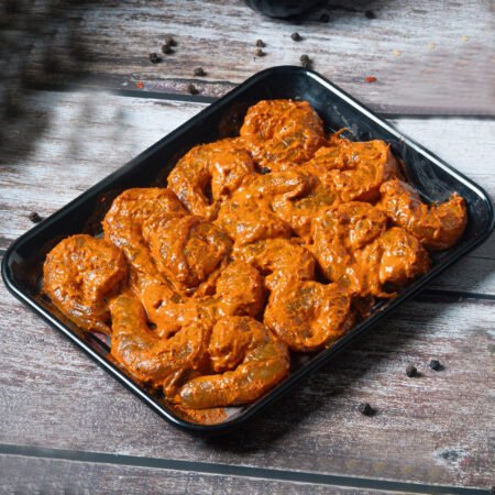 rahu fish marinated