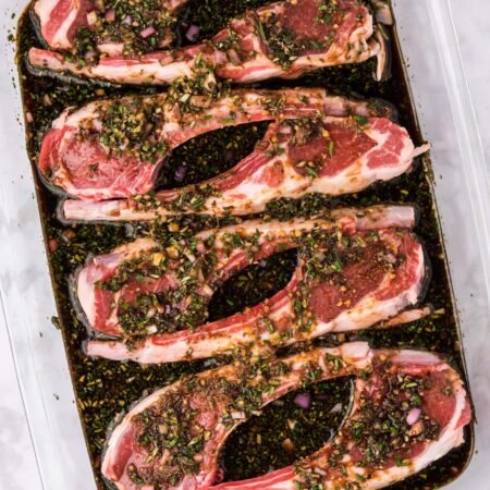 marinated lamb chops