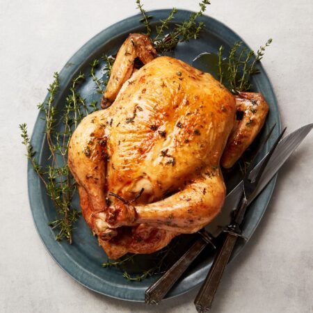 marinated whole chicken w/o skin