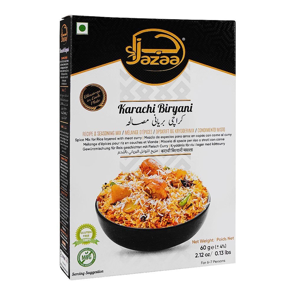 jazaa karachi biryani 100g