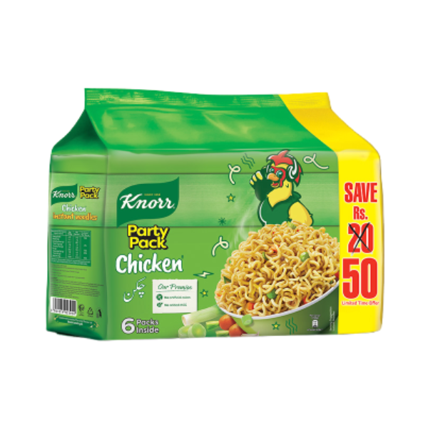 knorr noodles chicken party pack 366gm