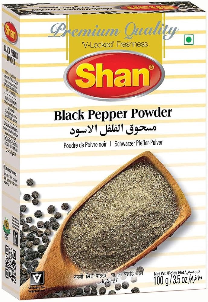 shan black pepper powder 100g