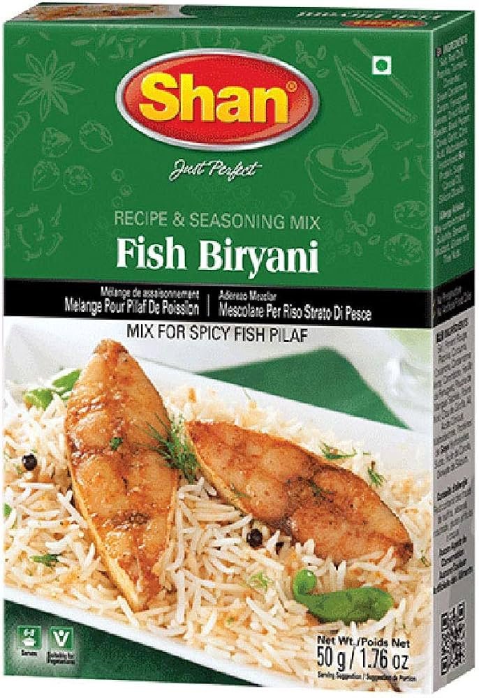 shan fish biryani masala
