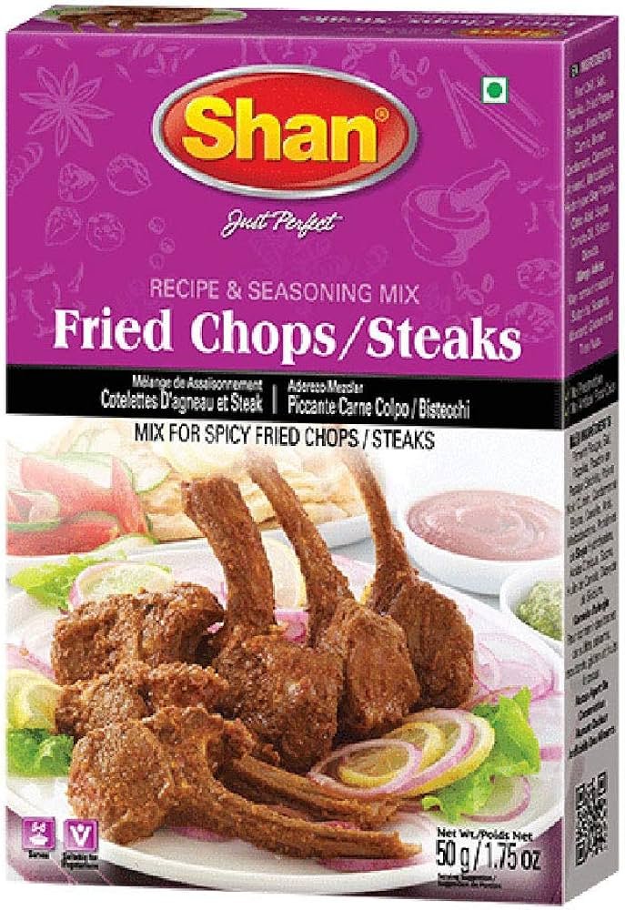 shan fried chops/steaks masala