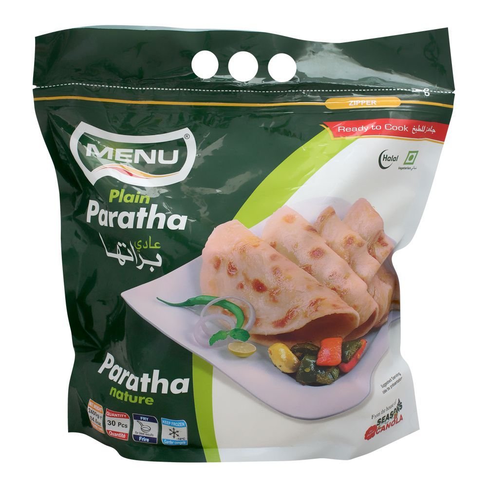 menu plain paratha 30 pcs