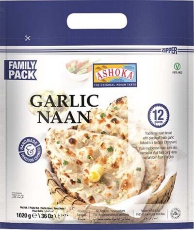 ashoka garlic naan 1kg
