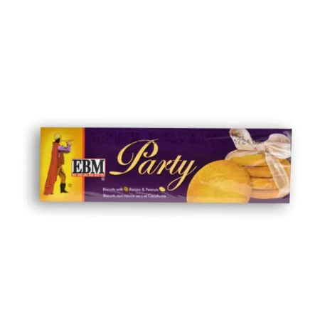 ebm party biscuits with raisins and peanuts