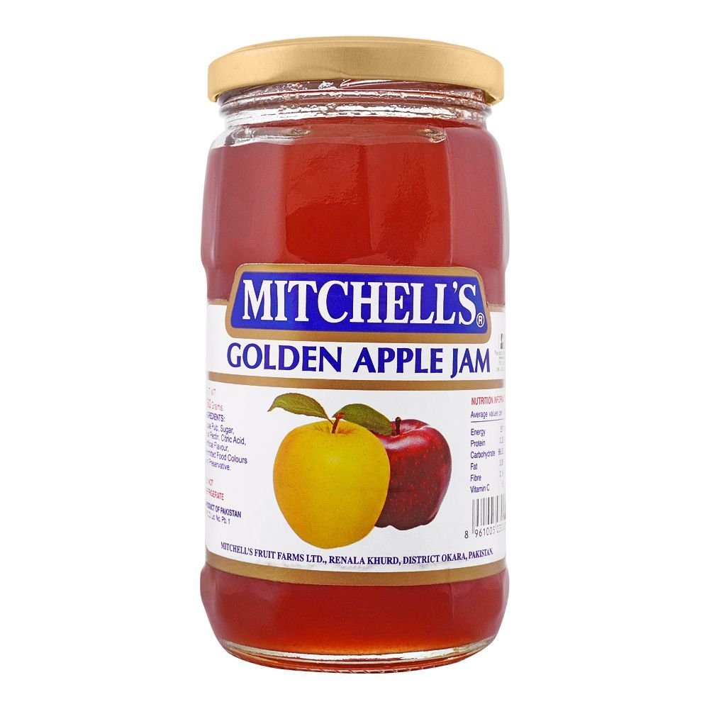 mitchell's golden apple jam 410g