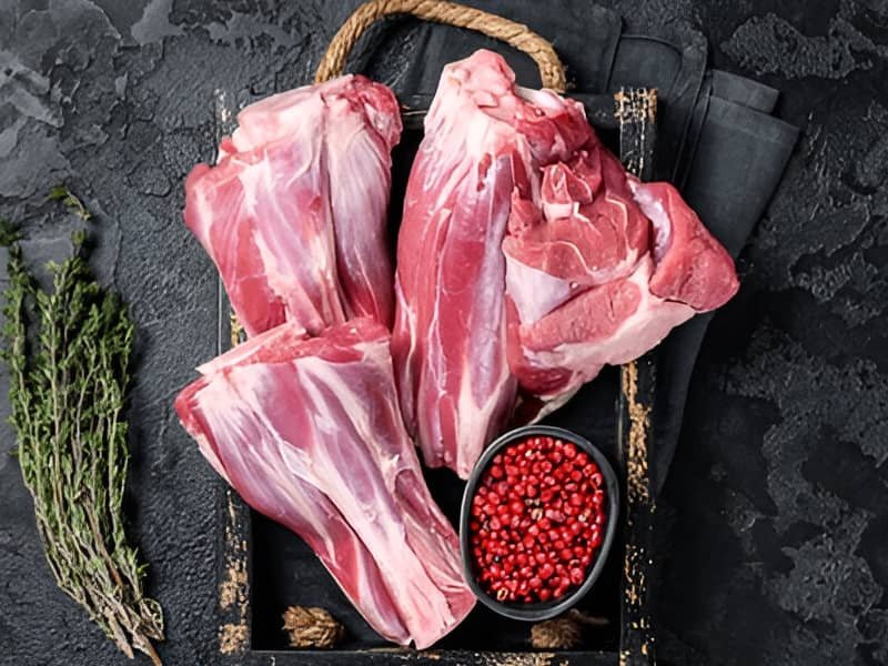 frozen goat leg/shoulder mix
