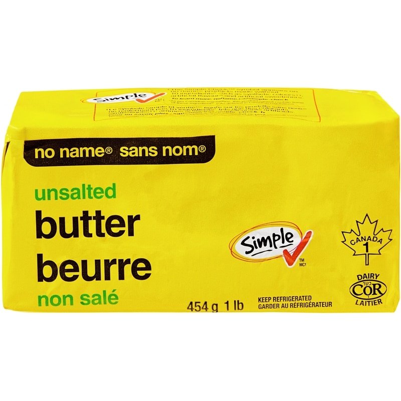no name unsalted butter
