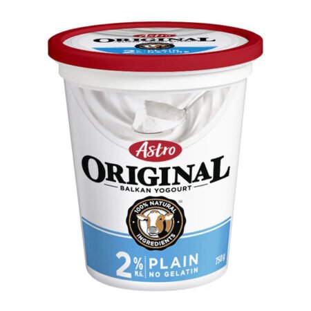astro original yogurt 2%