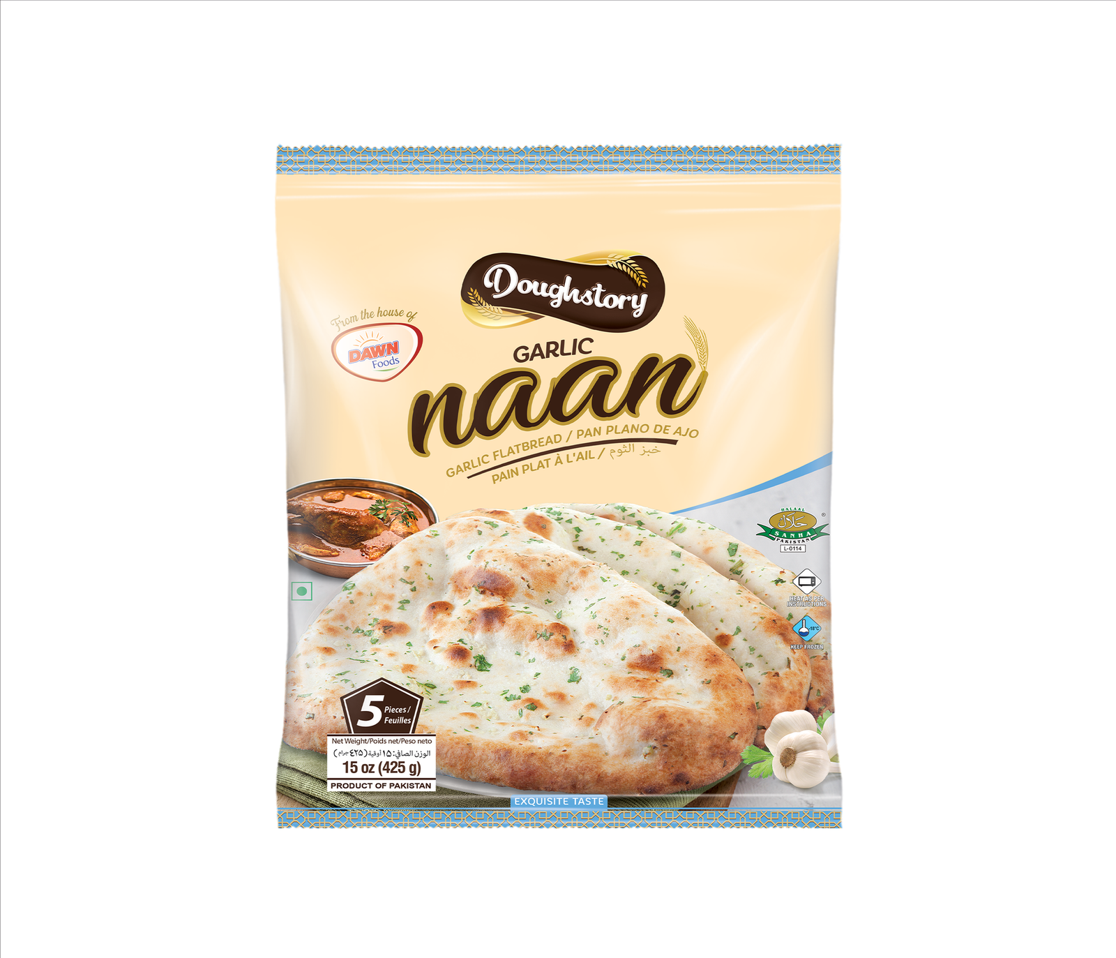 doughstory garlic naan